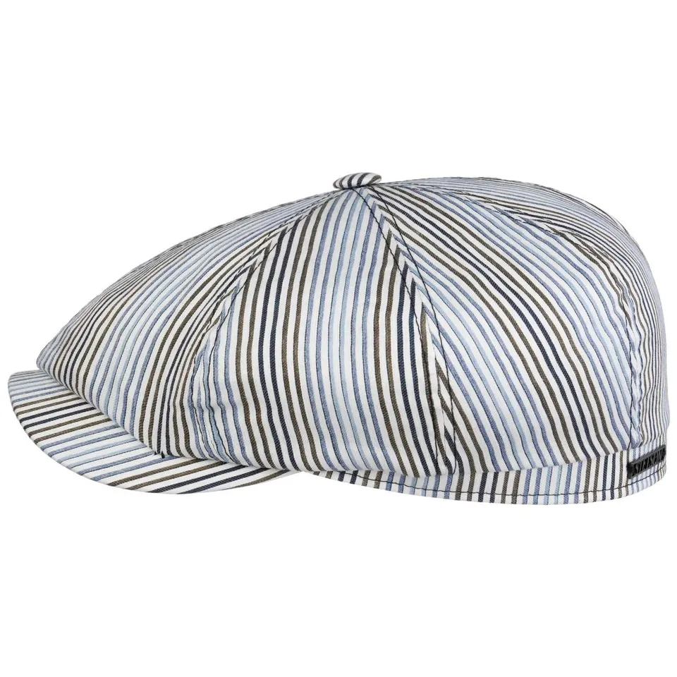 stetson-hatteras-fresh-stripes-flatcap-leinen-seide-made-in-germany image 1