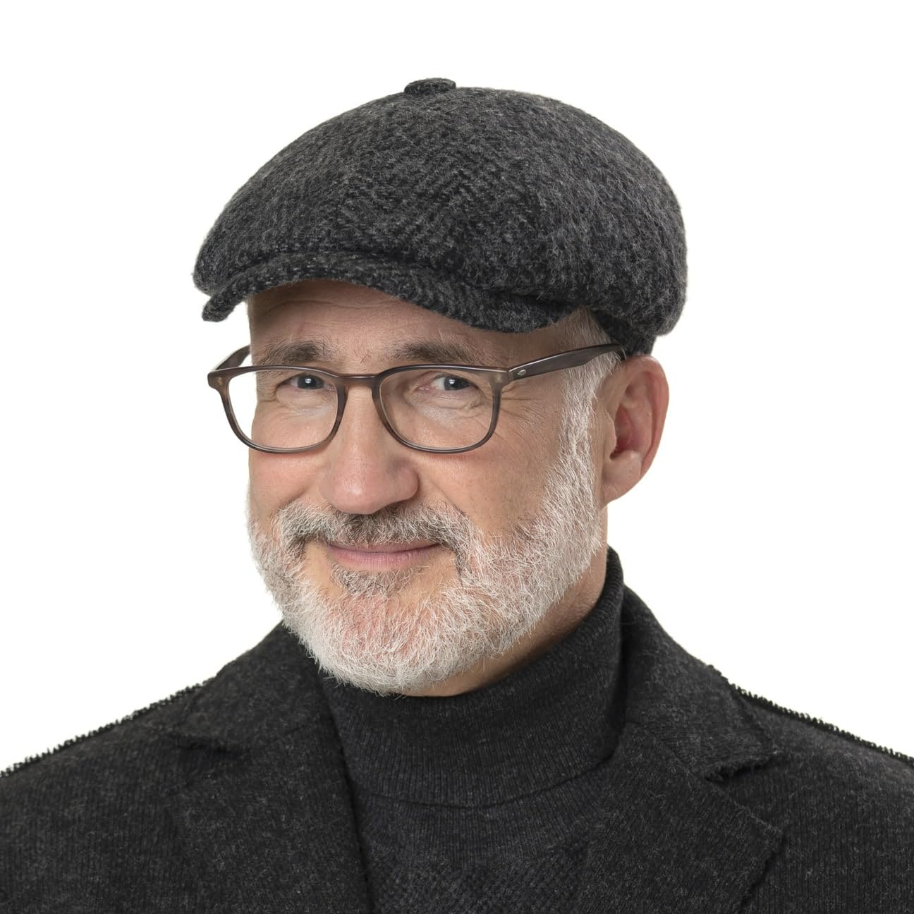 stetson-hatteras-herringbone-flatcap-schirmm-tze-schurwolle-schwarz image 3