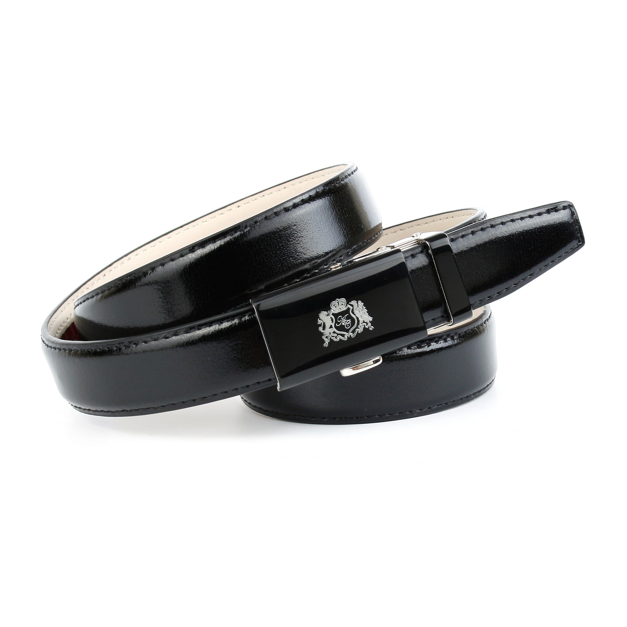 anthoni-crown-15g88a-dameng-rtel-lackleder-automatik-mit-glas-schlie-e-2-5-cm-sc image 1