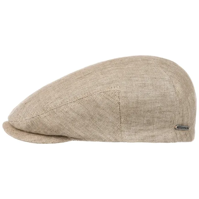 stetson-just-linen-flatcap-uni-einfarbig-made-in-eu-mit-4-cm-schirm image 1