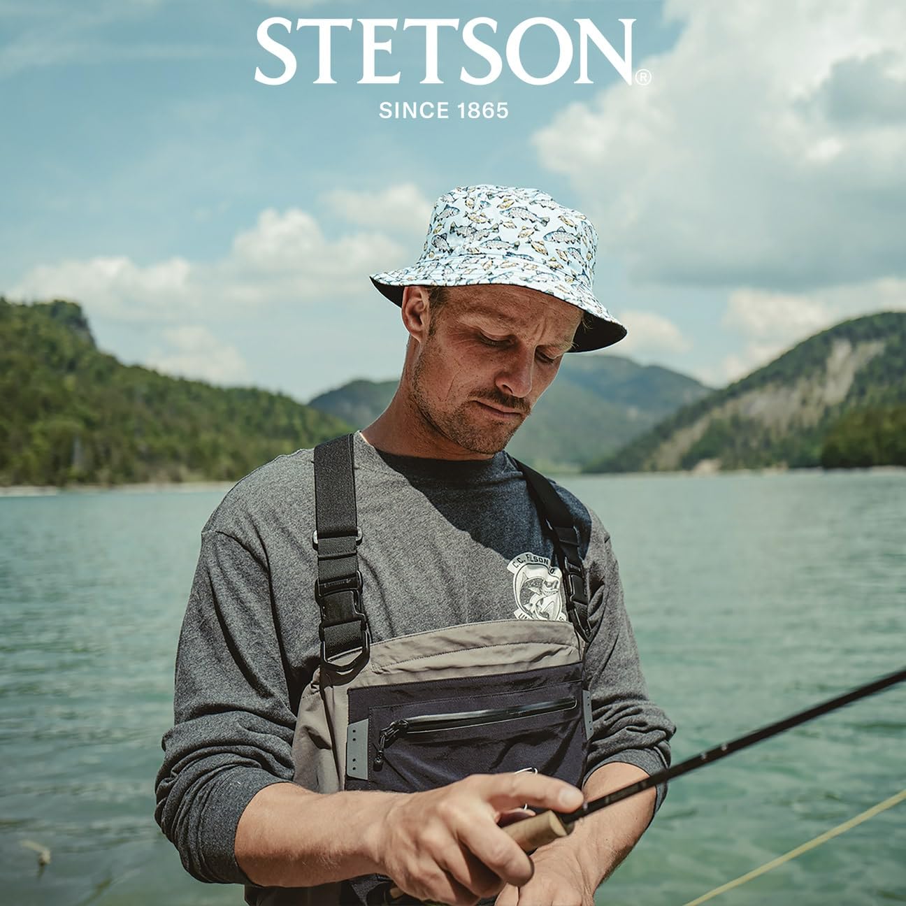 stetson-allover-fish-bucket-wendehut-uv-schutz-40 image 2