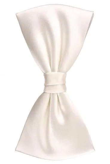 hemley-fliege-seide-satin-wien-uni-ecru image 1