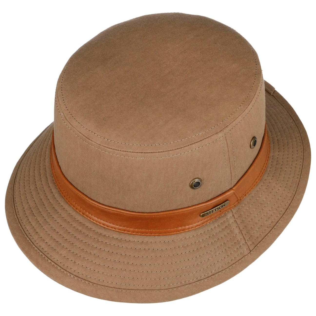 stetson-chino-twill-bucket-hut-mit-uv-schutz-und-lederband-herren image 2
