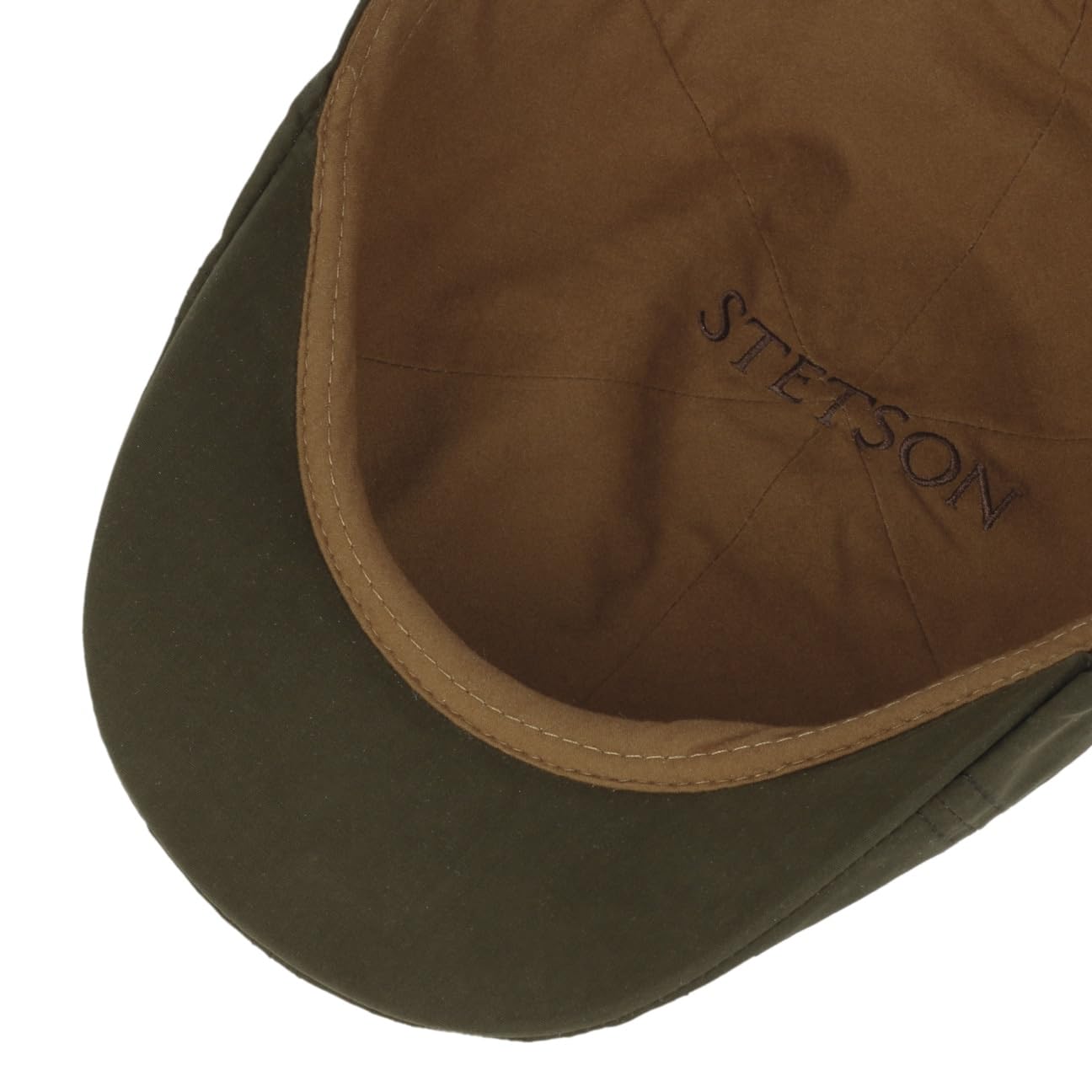 stetson-texas-waxed-cotton-flatcap-wasserabweisend-unisex-herbst-winter image 4