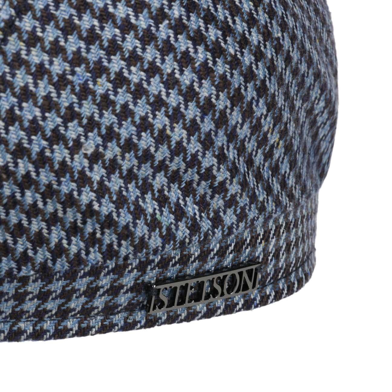 stetson-silk-houndstooth-flatcap-seiden-flatcap-hahnentritt image 4