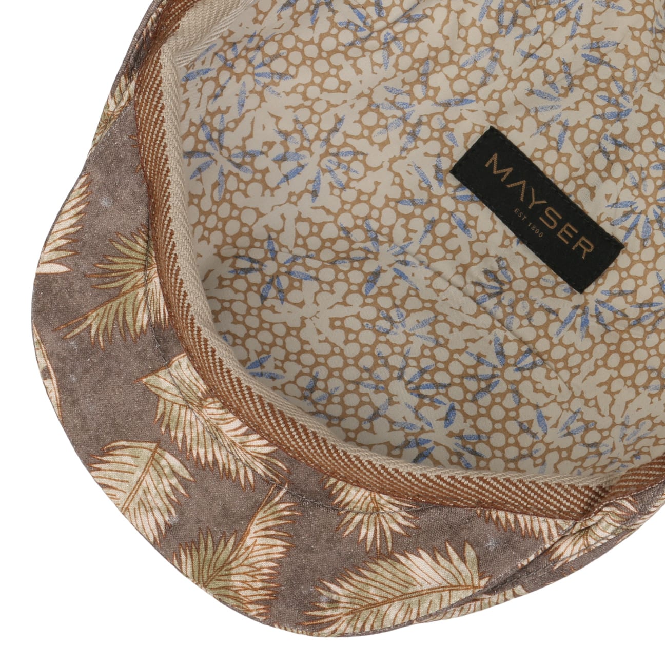 mayser-sidney-leaf-flatcap-blumen-leinen-herren image 7