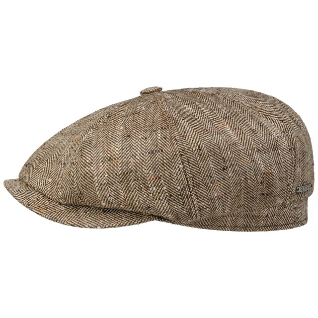 stetson-hatteras-tweed-herringbone-flatcap image 1