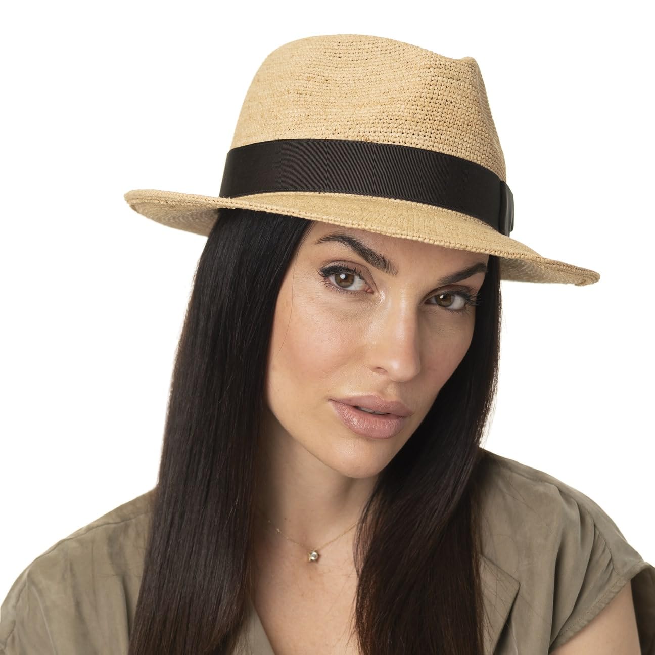stetson-jenkins-crochet-fedora-strohhut-raffia-made-in-italy image 2