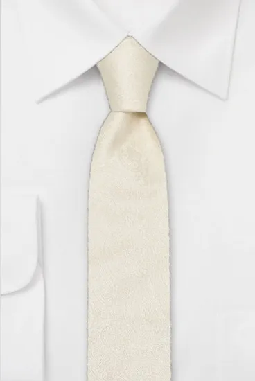 ascot-seidenkrawatte-paisley-ecru-7-5-cm-x-150-cm image 1