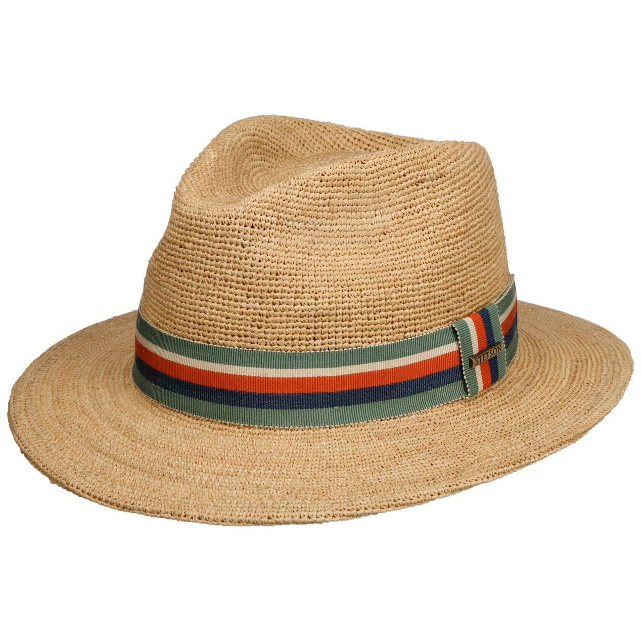 stetson-littlefield-raffiahut-traveller-natur-handgefertigt image 1