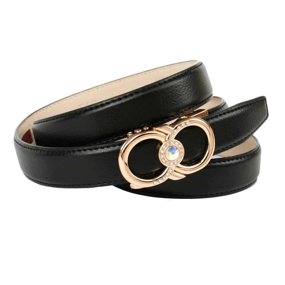 anthoni-crown-automatik-lederg-rtel-damen-2-5-cm-mit-schmuck-schlie-e image 1