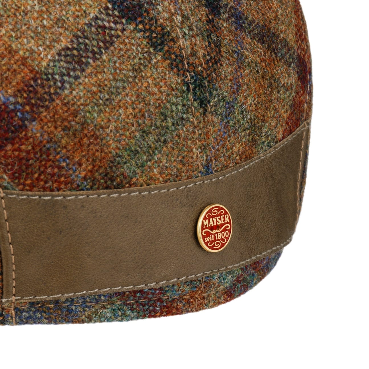 mayser-lennart-check-shetland-flatcap-schurwolle-flatcap-mit-karo image 5