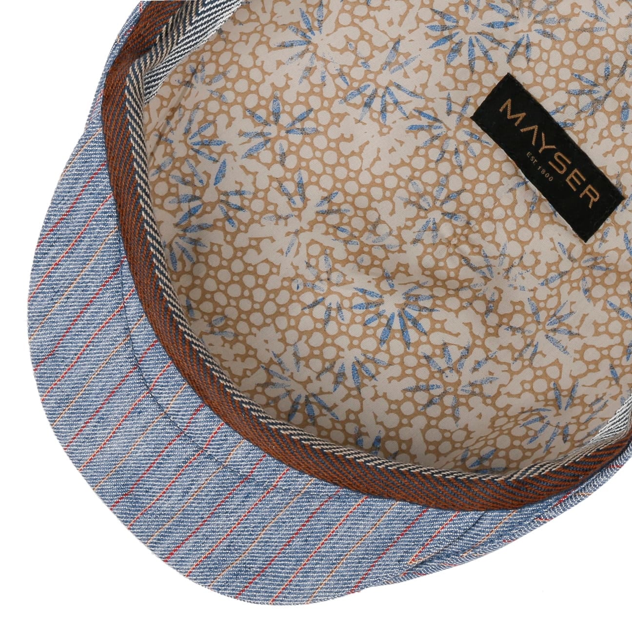 mayser-sidney-paros-stripes-flatcap-baumwoll-leinen-schieberm-tze image 4