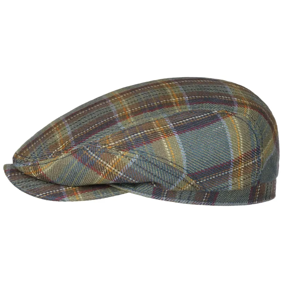 stetson-bornestead-driver-flatcap-100-leinen-made-in-germany image 1