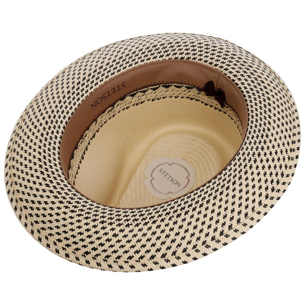 stetson-meola-twotone-fedora-strohhut-mit-uv-schutz image 3