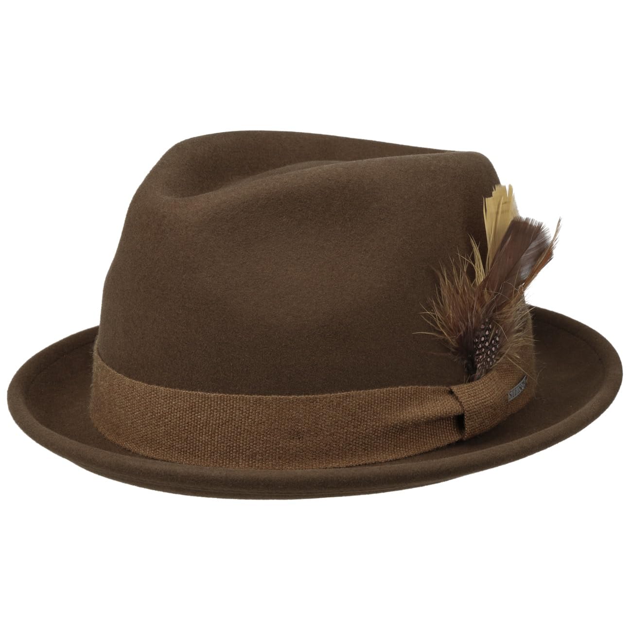 stetson-guilford-player-wollhut-wollfilz-wasserabweisend-mit-feder-unisex image 1