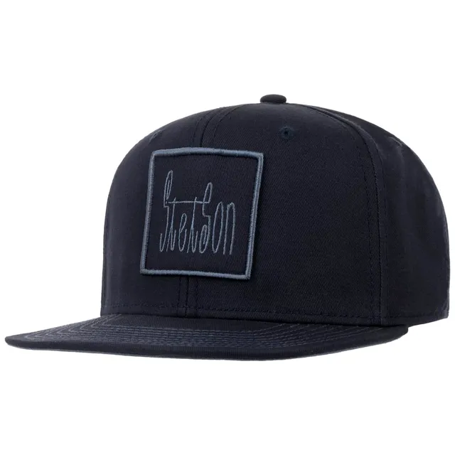 stetson-patch-snapback-cap-flat-brim-aus-baumwolle-verstellbar-unisex image 1