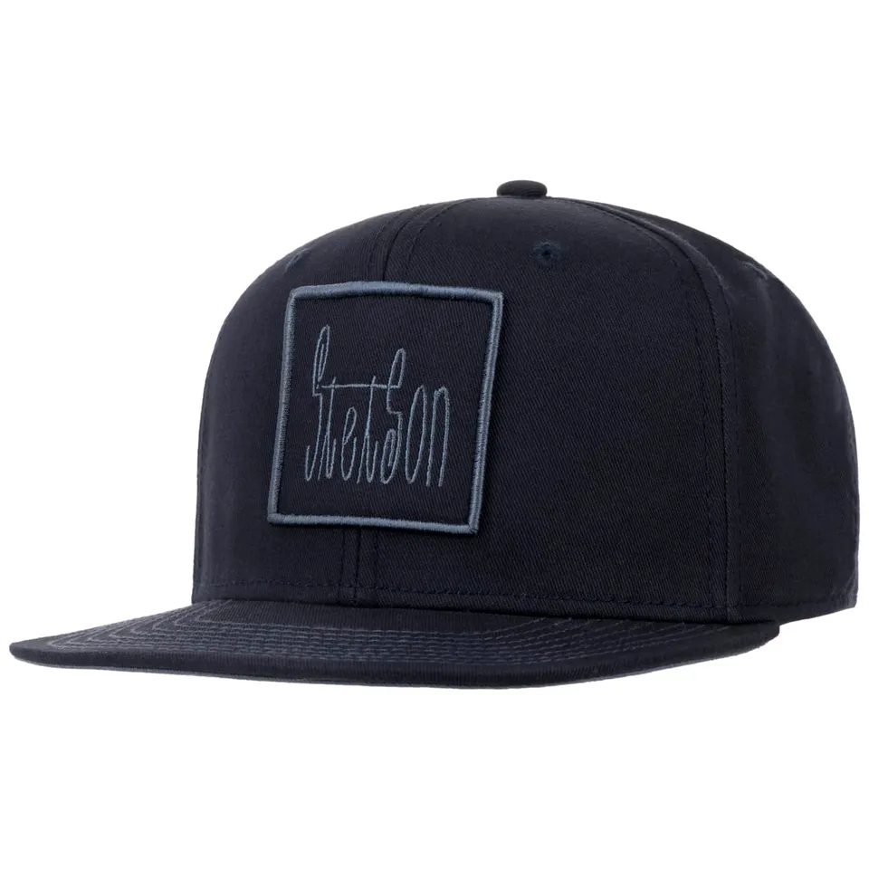 stetson-patch-snapback-cap-flat-brim-aus-baumwolle-verstellbar-unisex image 1