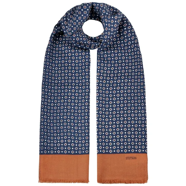 stetson-geometrics-schal-winterschal-aus-wolle-und-seide image 1