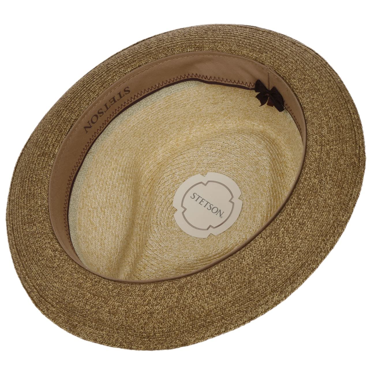 stetson-contrast-brim-player-toyo-strohhut-zweifarbiger-hut-mit-diamond-krone-uv image 4