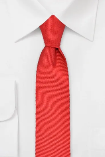 hemley-krawatte-seide-rips-uni-rot-7-5-x-145-cm image 1