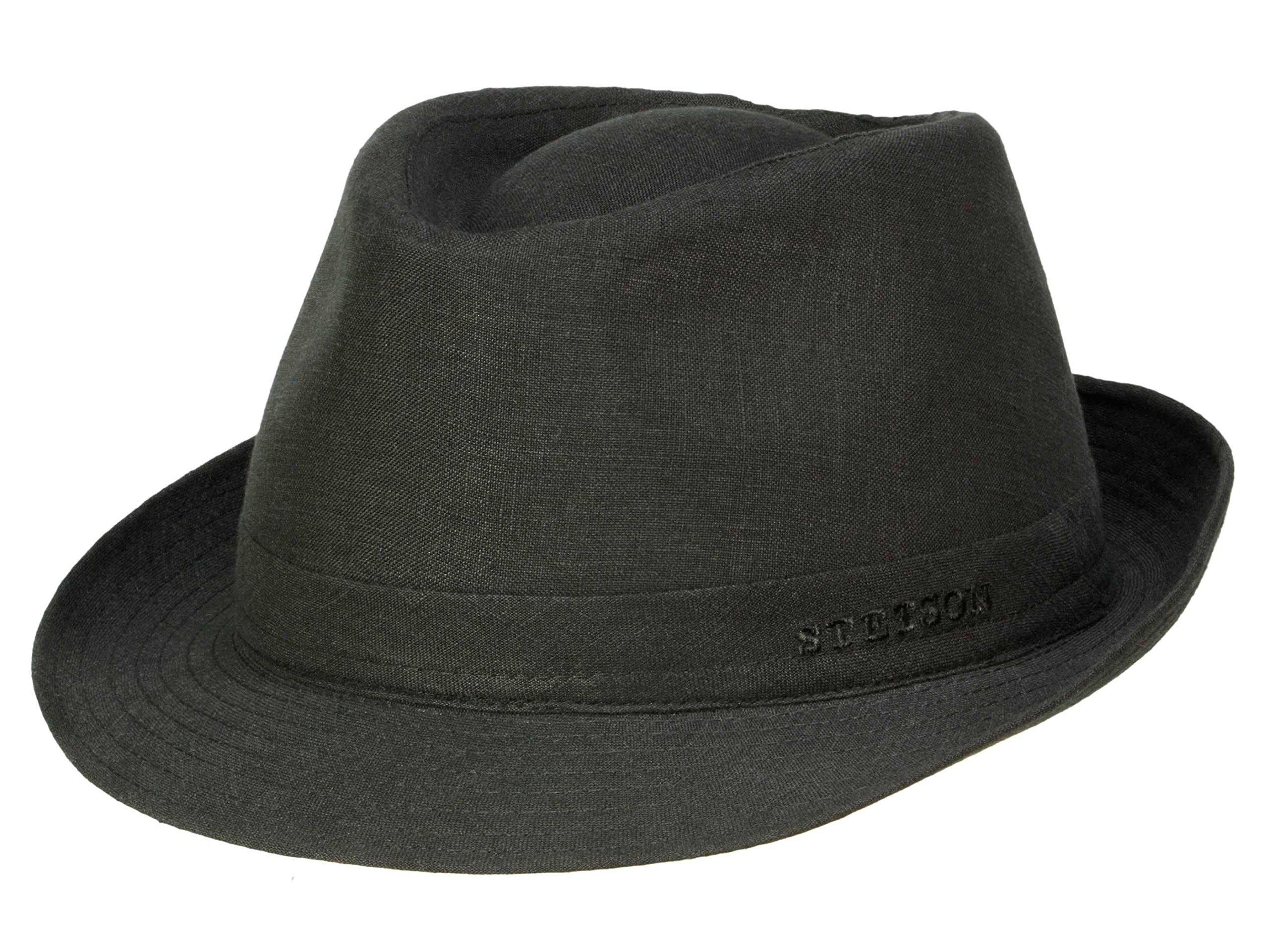 stetson-geneva-trilby-leinenhut-schwarz-gr-58 image 1