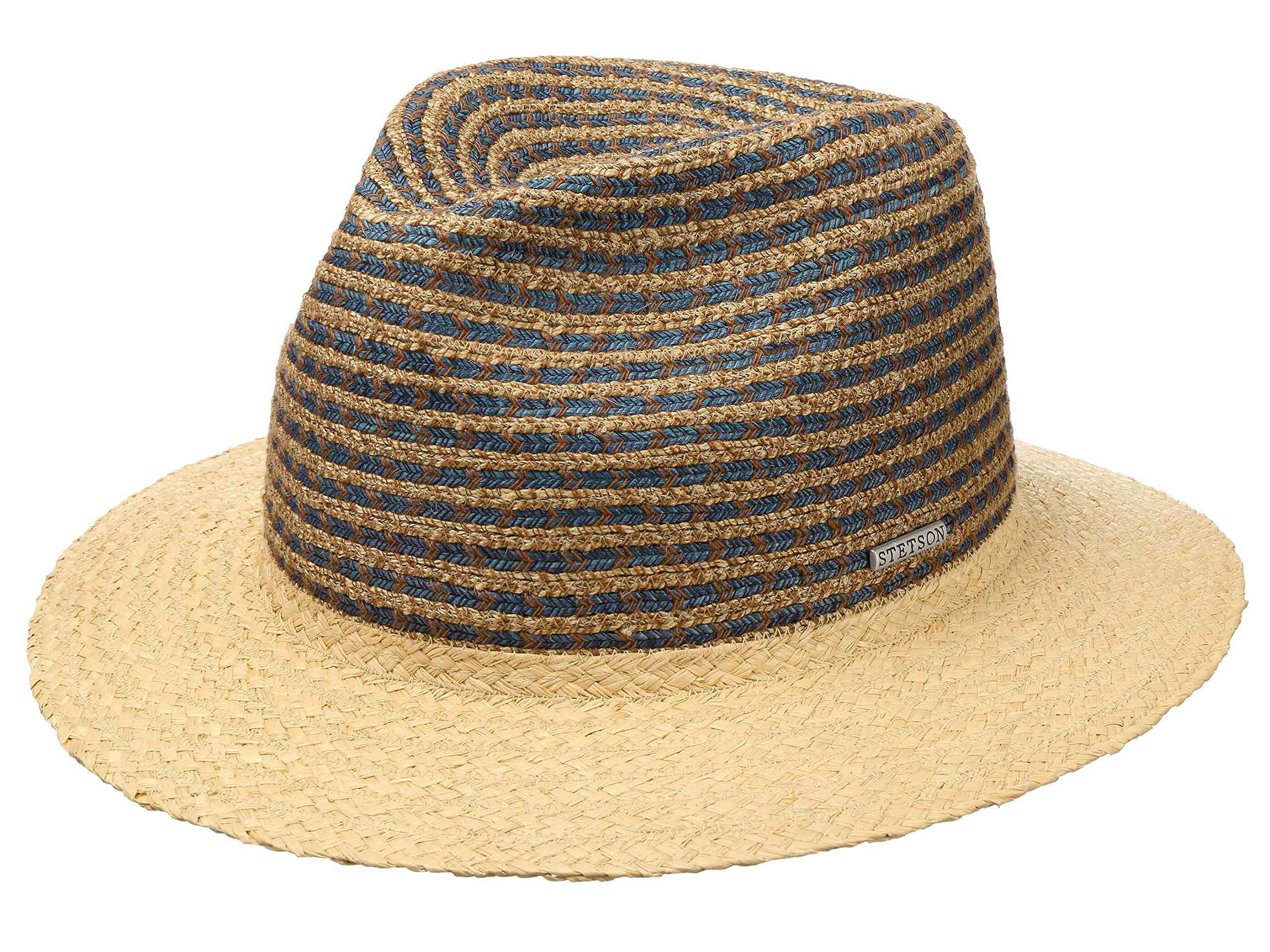stetson-traveller-viscose-hut-blau-beige-gr-l-herren image 1