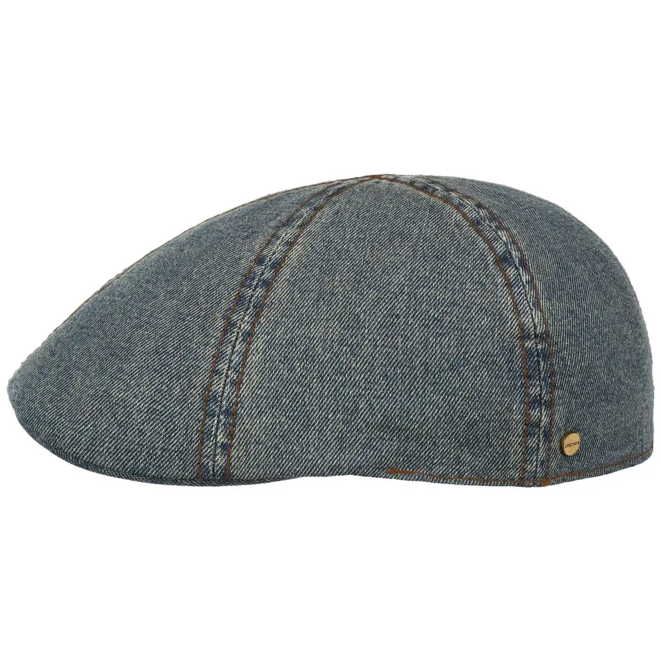 stetson-washed-denim-flatcap-vintage-distressed-schirmm-tze-f-r-herren image 1