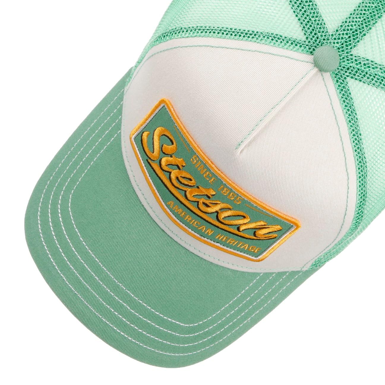 stetson-vintage-trucker-cap-meshcap-gr-n-one-size image 4