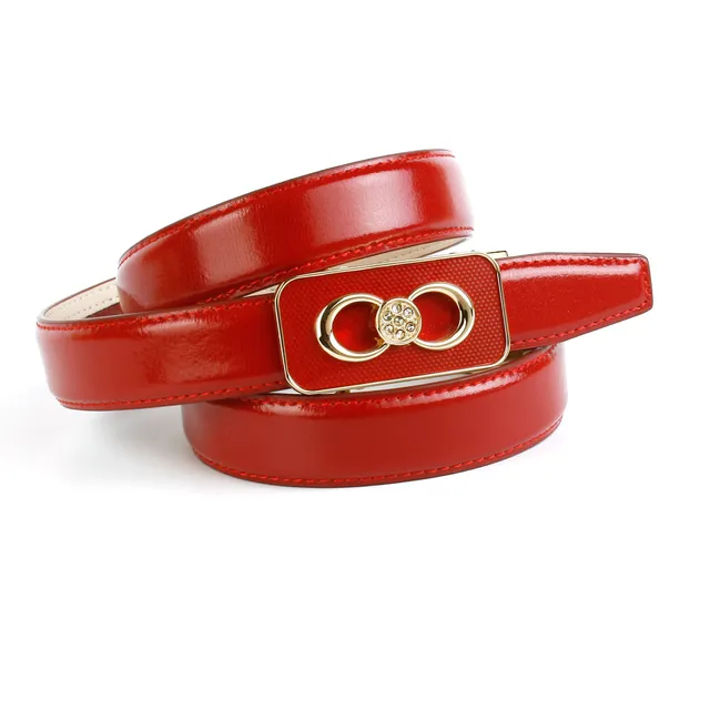 anthoni-crown-4rx88r-automatik-lederg-rtel-damen-2-5-cm-in-rot image 1