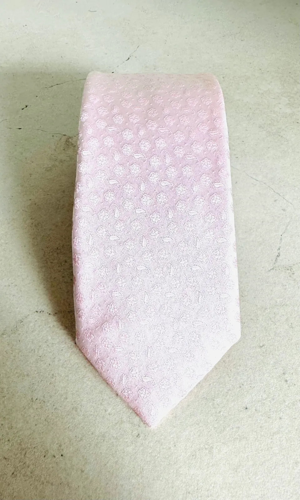 ascot-seidenkrawatte-rosa-gebl-mt-7-8-cm-x-150-cm image 1