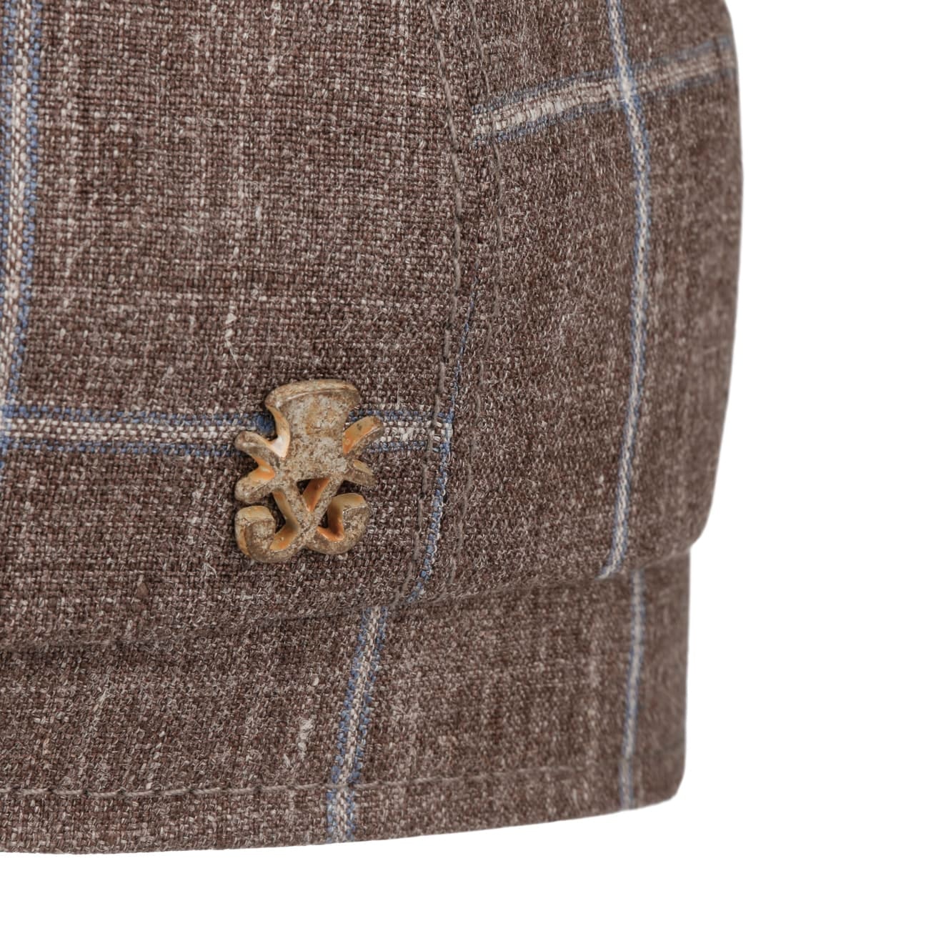 mayser-emil-check-leinen-flatcap-zechbauer-sechsteilige-karo-flatcap-aus-leinen image 4