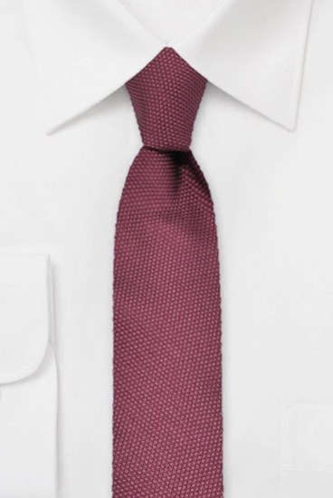 ascot-krawatte-uni-strukturiert-violett-seide-7-5-cm image 1