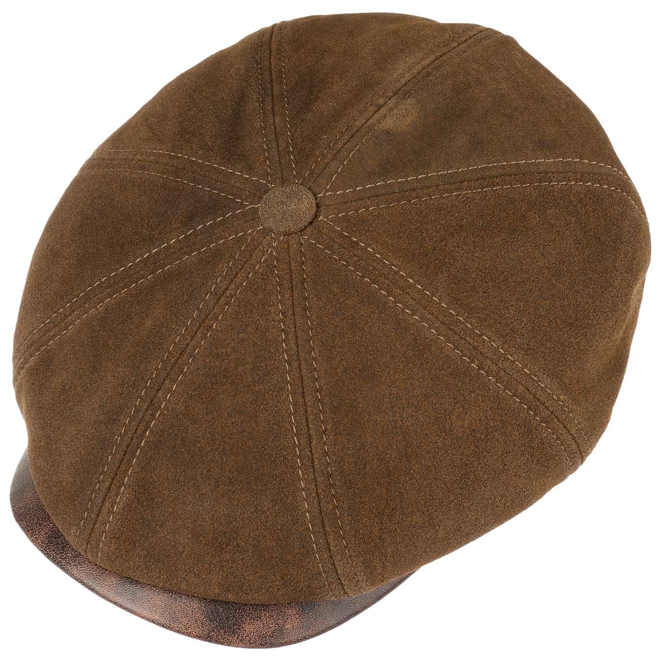 stetson-hatteras-lamb-nappa-flatcap-leder-ballonm-tze-braun-m-56-57-cm image 4
