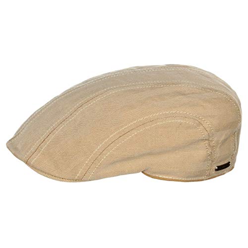 stetson-madison-leinen-flatcap-schieberm-tze-beige-62-cm image 2