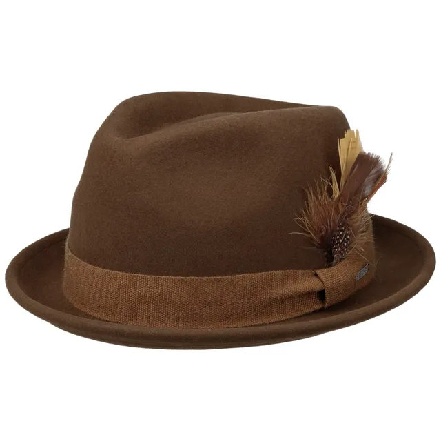 stetson-guilford-player-wollhut-wollfilz-wasserabweisend-mit-feder-unisex image 1