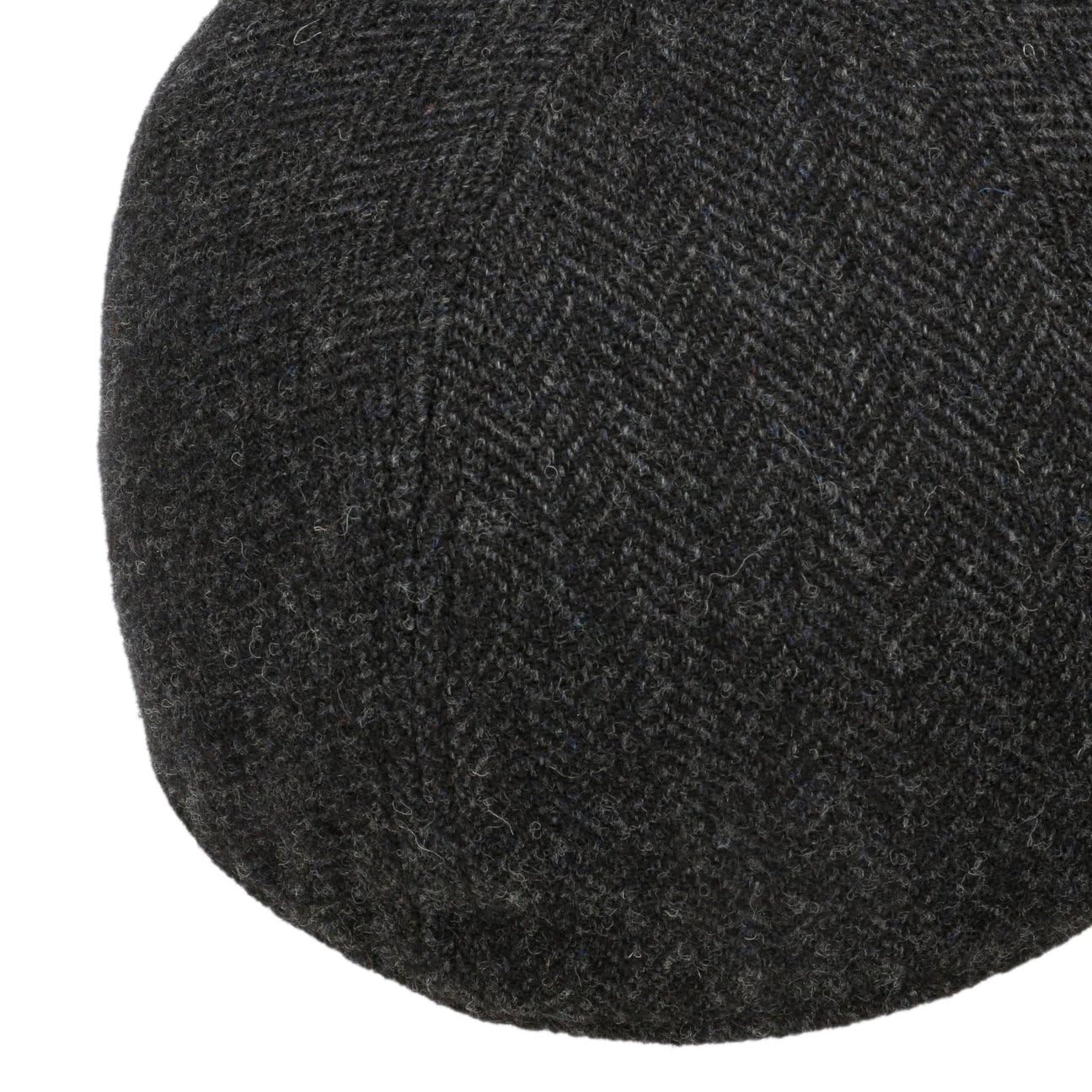 stetson-plano-wool-cap-herren-baseballcap-herringbone-mit-leder-schirmunterseite image 5
