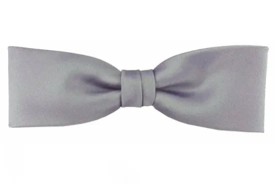 ascot-schleife-uni-satin-schmal-silber-form-wien image 1