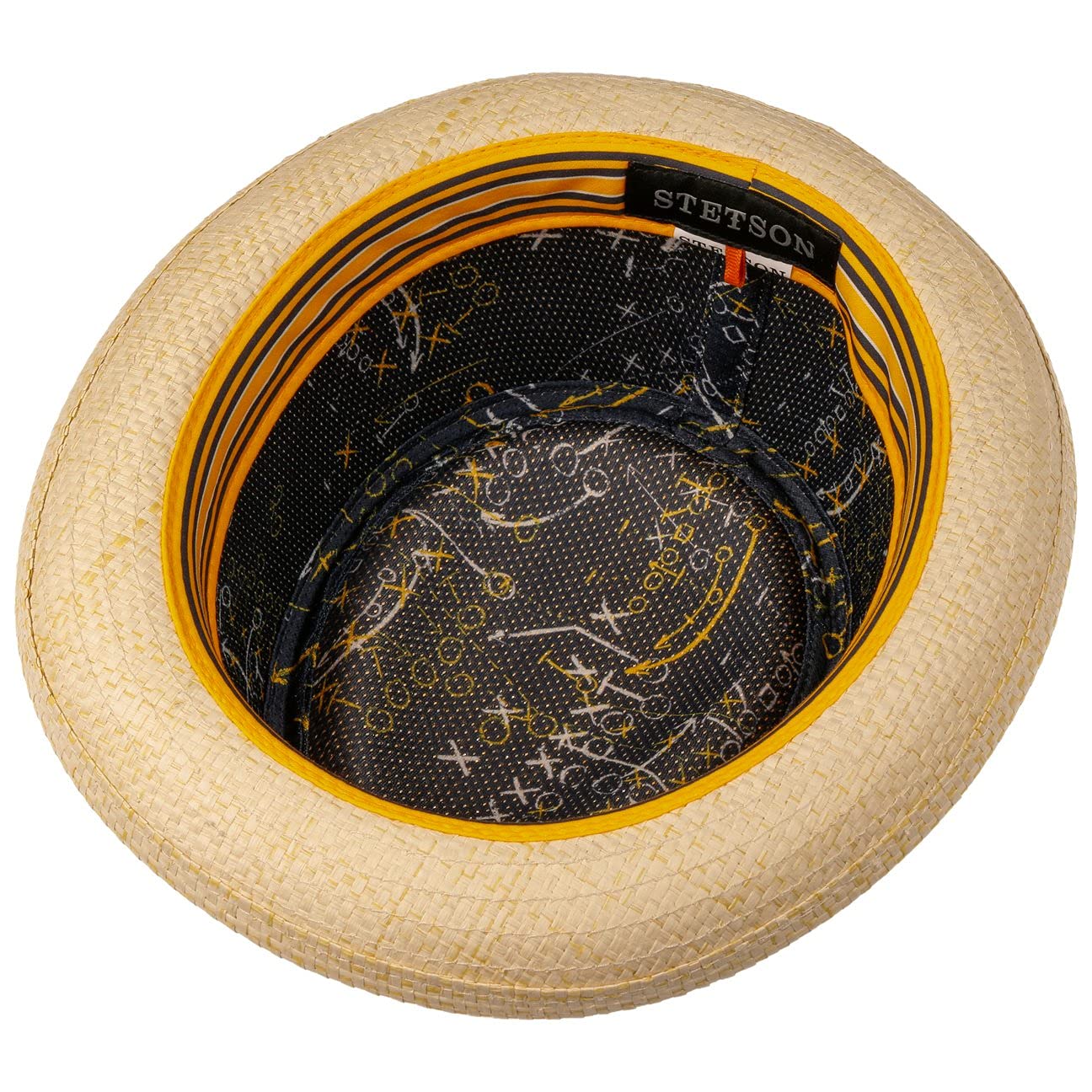 stetson-gridiron-pork-pie-strohhut-unisex image 3