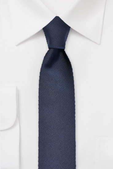 hemley-krawatte-seide-rips-uni-dunkelblau-7-5-x-145-cm-jacquard-gewebt-made-in-g image 1