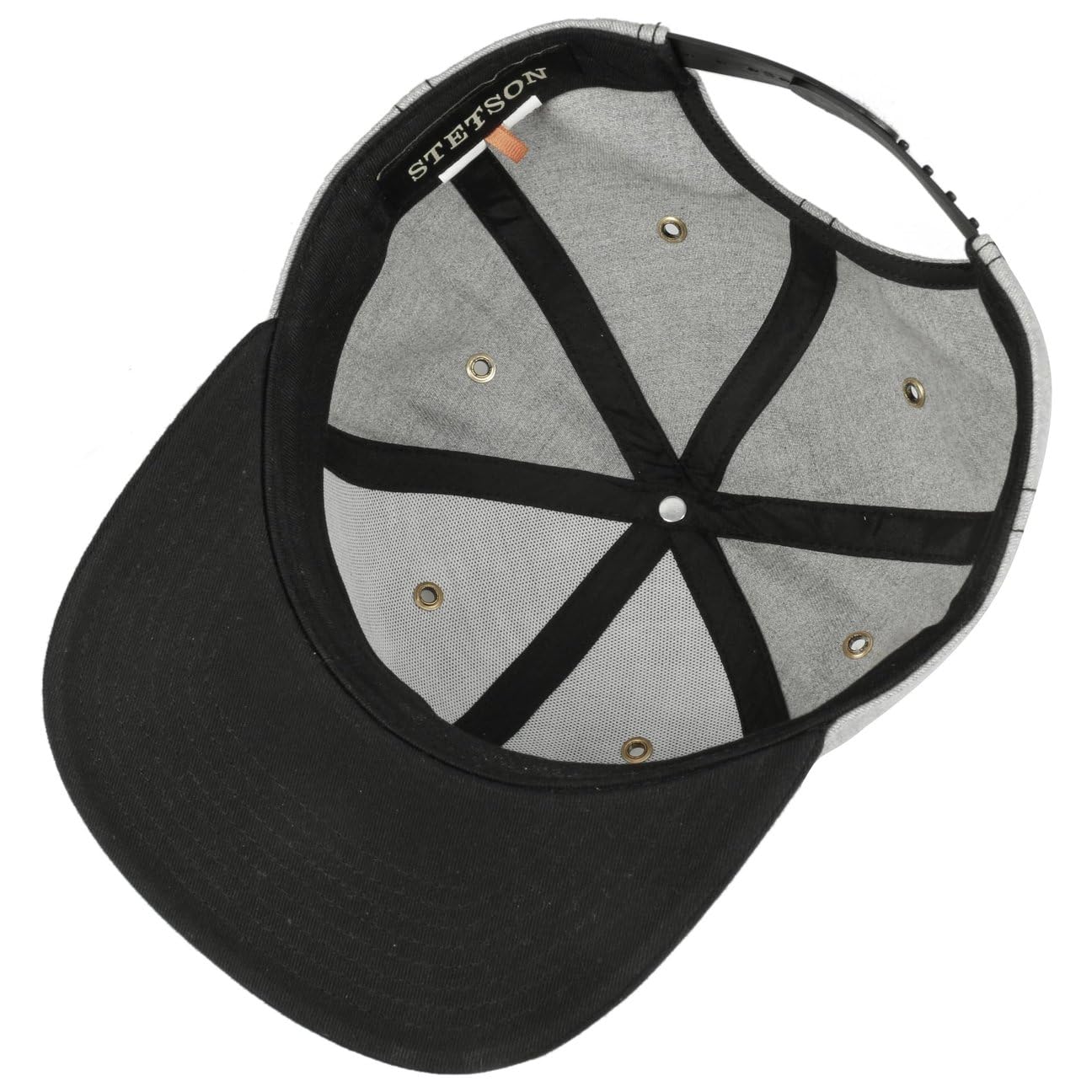 stetson-lettering-flat-brim-cap-herren-aus-100-baumwolle-mit-snapback image 4