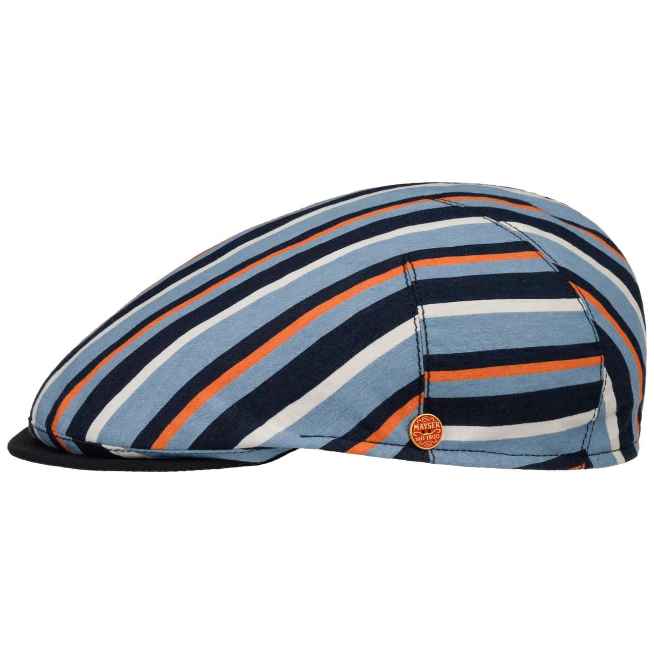 mayser-sidney-stripes-flatcap-herren image 2