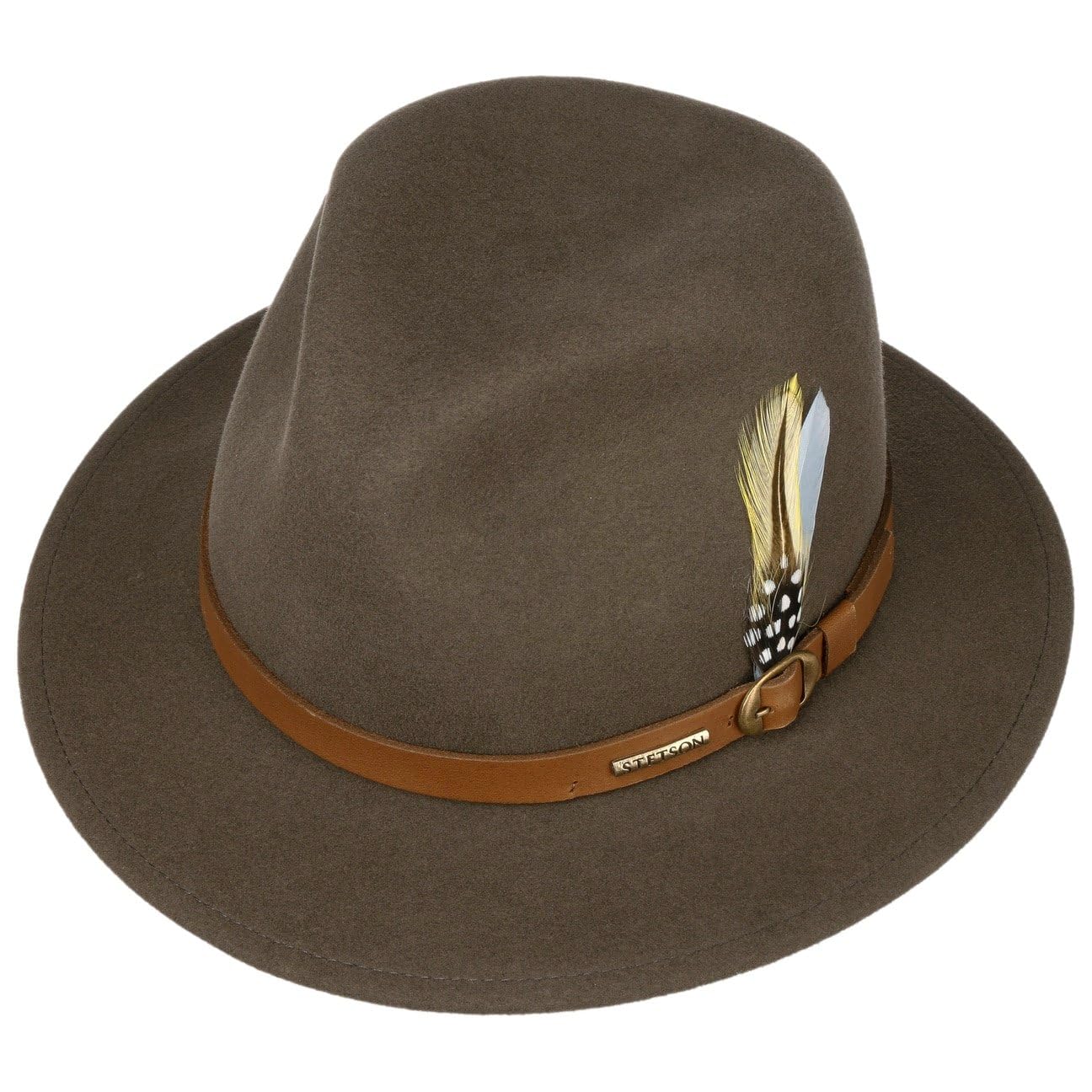 stetson-traveller-vitafelt-wollhut-mit-federn-outdoor-filzhut-made-in-usa image 2