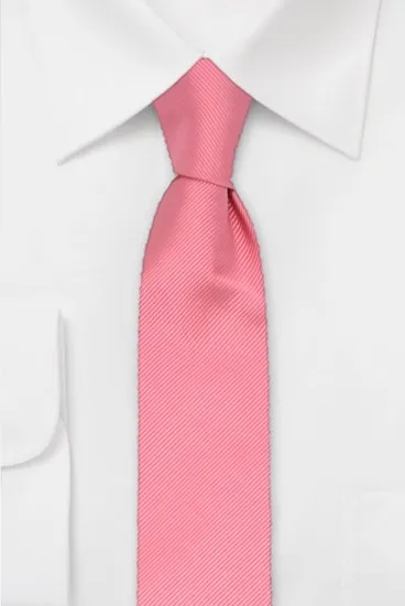 ascot-krawatte-uni-rips-rosa-aus-seide image 1