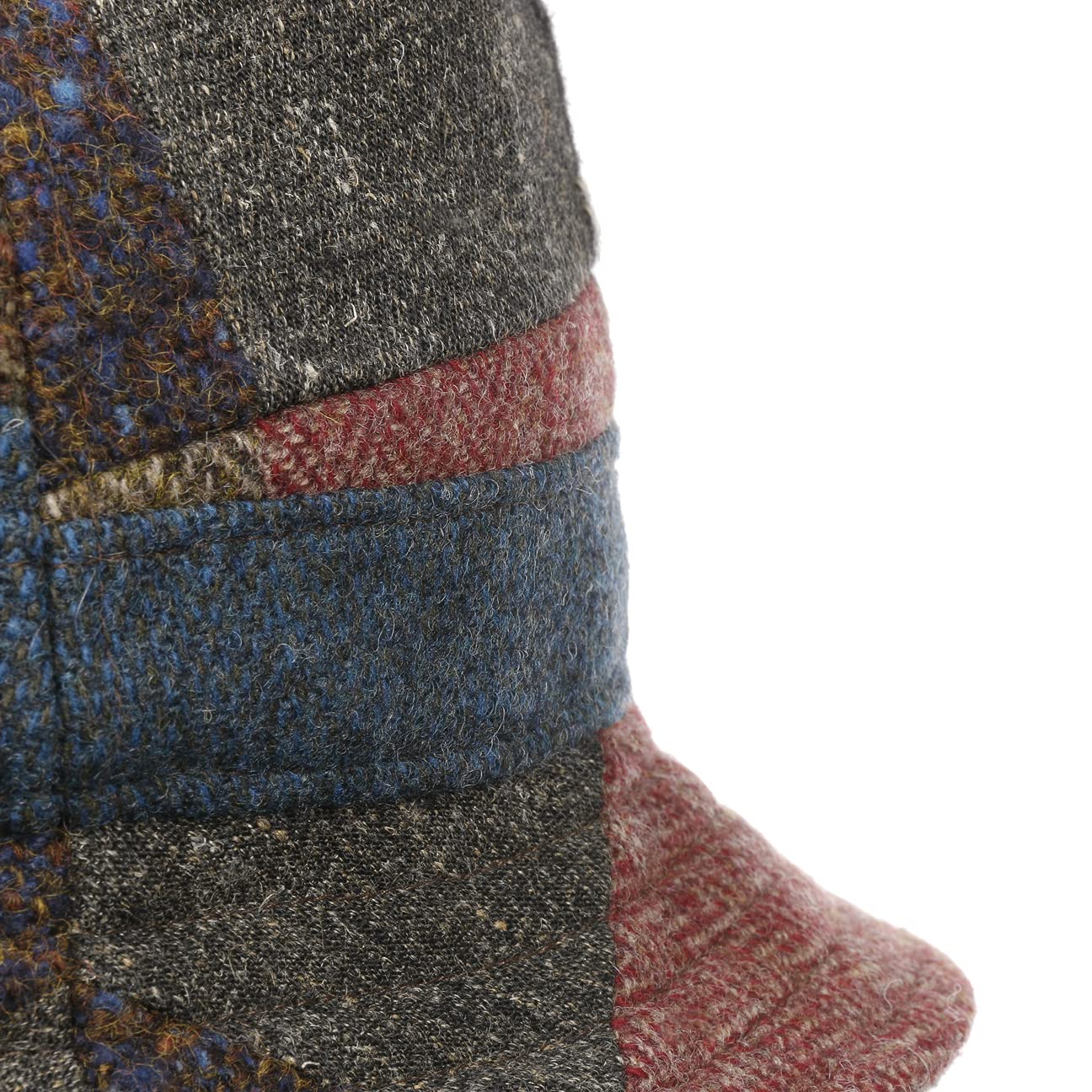 stetson-patchwork-bucket-fischerhut-s-54-55-cm-braun-blau image 4