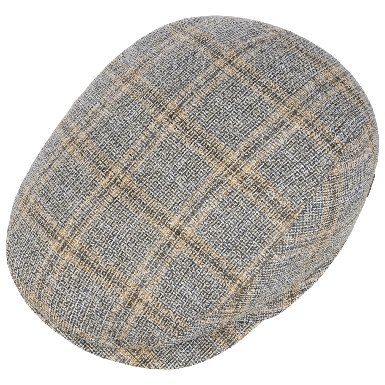 mayser-pamir-leinen-flatcap-zechbauer-herren-karo image 2
