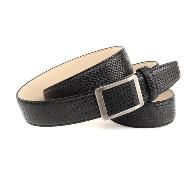 anthoni-crown-16kr10-herren-lederg-rtel-schwarz-3-5-cm-stufenlos image 1