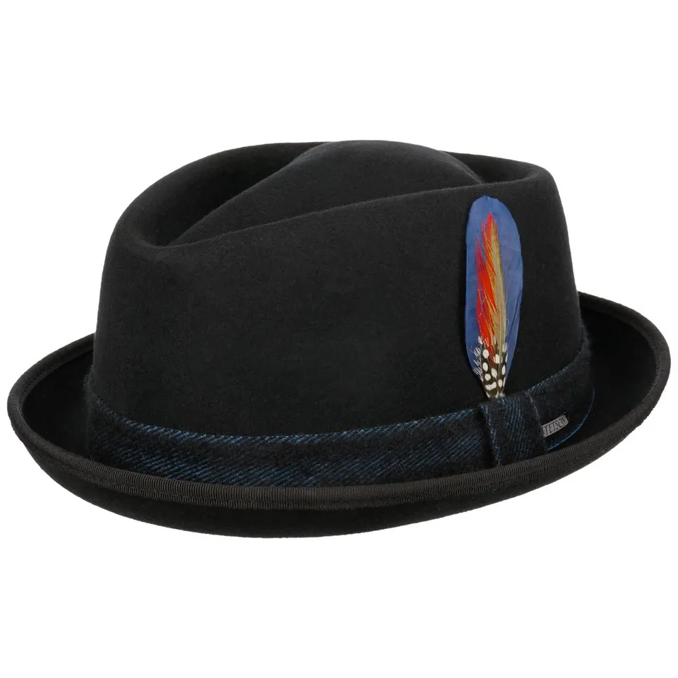 stetson-cendric-diamond-wollhut-pork-pie-schwarz-unisex image 1