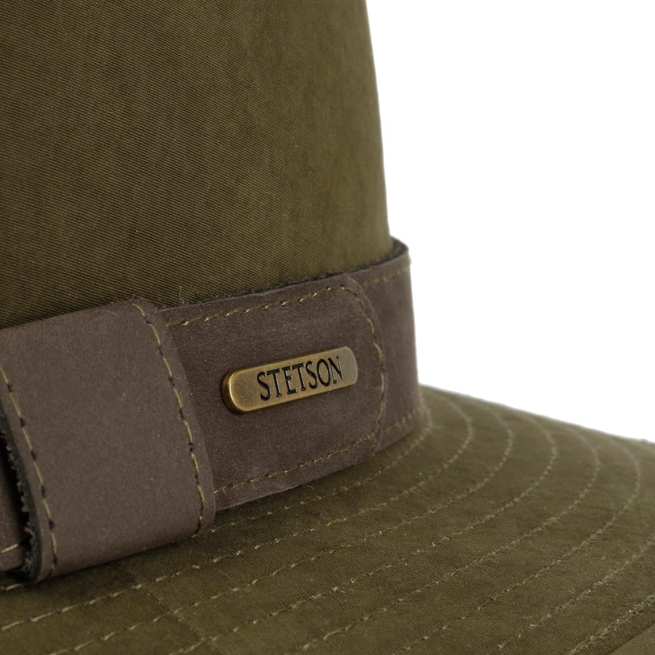 stetson-waxed-traveller-stoffhut-mit-leder-herren image 6