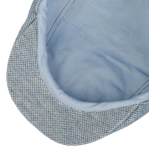 stetson-hatteras-cotton-mix-sustainable-flatcap-karo-herren image 8